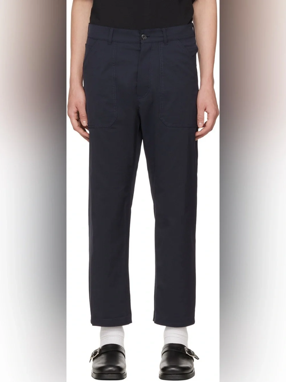 Nanushka Jett Men’s Black Straight Leg Trousers Size 32